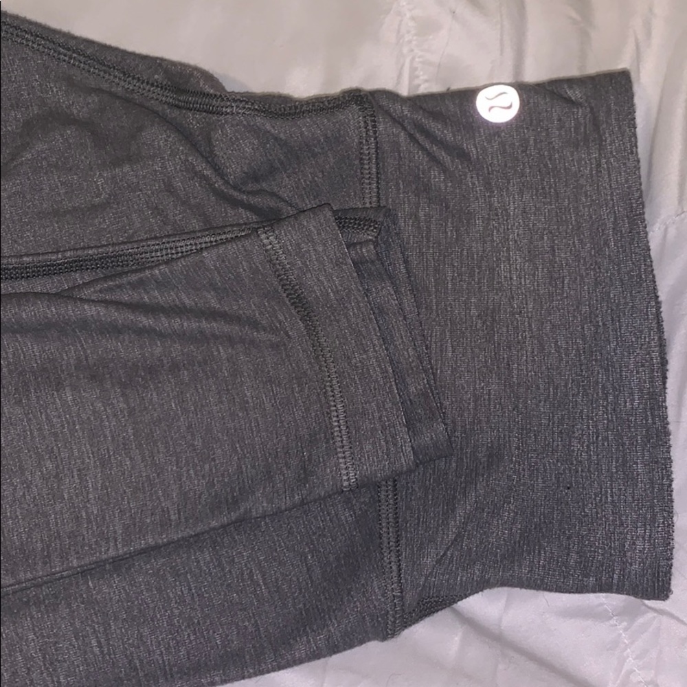 Grey lululemon leggings lightly worn super comfy